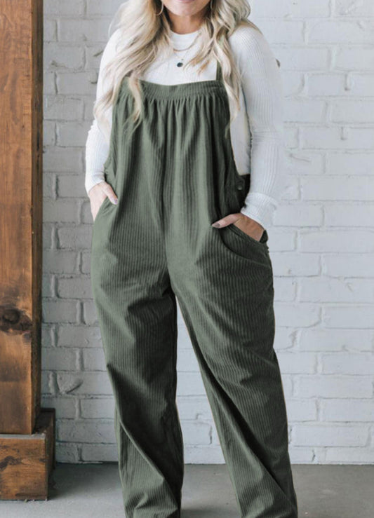 Corduroy overalls